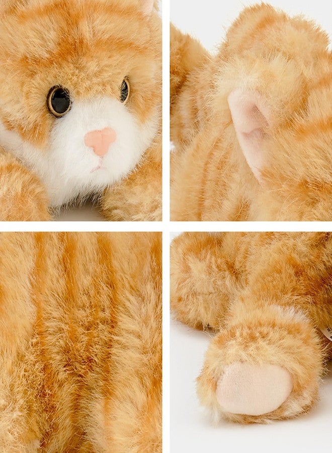 PEACH CAT Cat Stuffed Animal Cute Plushies Small Plush Toys Gifts for Kids Orange - Image 4